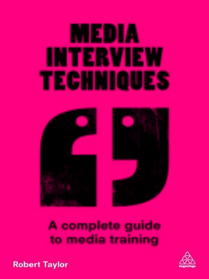 cover image of Media Interview Techniques